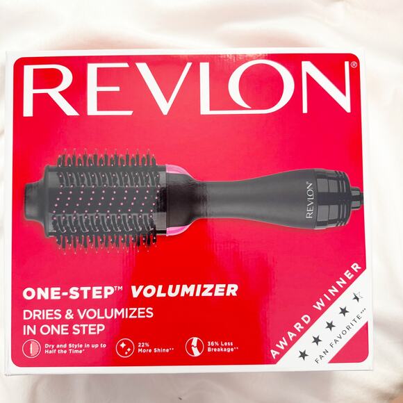 REVLON One-Step Volumizer Blow Dryer Round Brush Styler Tool NEW in box - Picture 1 of 3